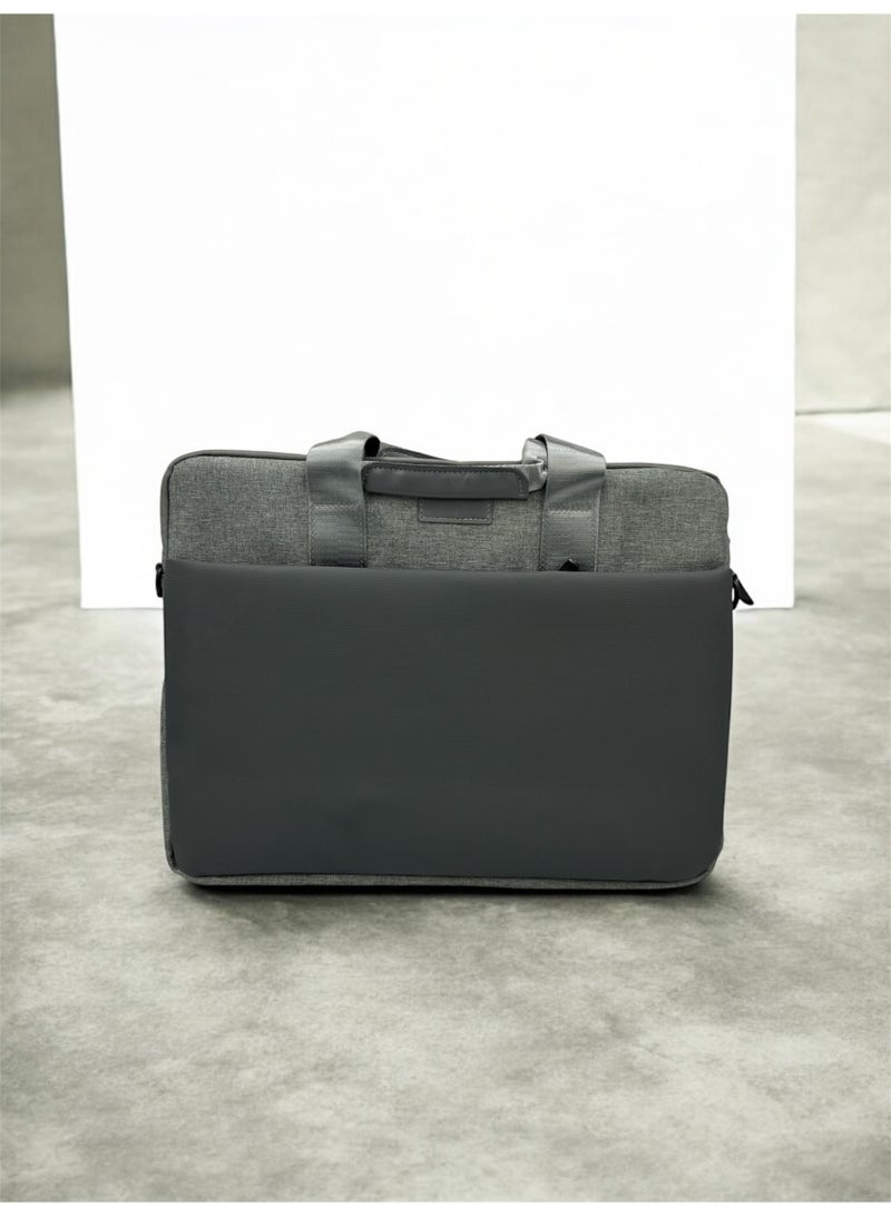 15.6-inch laptop bag, lightweight computer bag, business travel bag, water-resistant shoulder bag, messenger bag for men and women for work and office - Image 3
